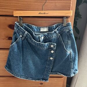 NWOT Free People We The Free Wynne Denim Skirt, size 28